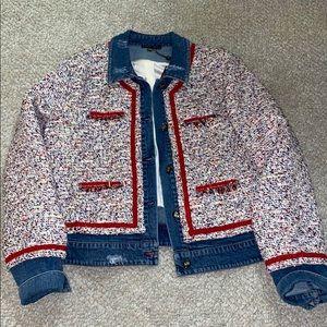 Alberto Makali Layered Denim Jacket